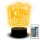  LED-NACHTLAMPE KIPPER-LKW-AUTONAME 3D
