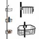 Yoka Home SCOPIC Badezimmerregal, schwarz