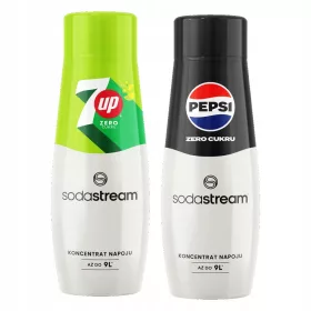    SodaStream 7 Up Diet 201058 Kohlensäuresirup 440 ml grün + SodaStream Pepsi MAX Sirup 440 ml