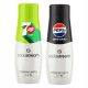  SodaStream 7 Up Diet 201058 Kohlensäuresirup 440 ml grün + SodaStream Pepsi MAX Sirup 440 ml