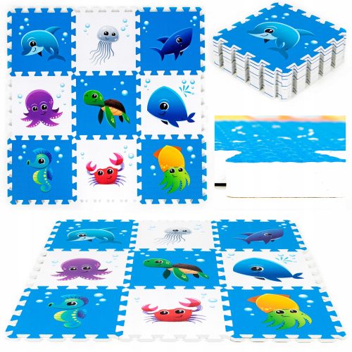 DICKE pädagogische MAT SEA FOAM-Puzzles 9-tlg