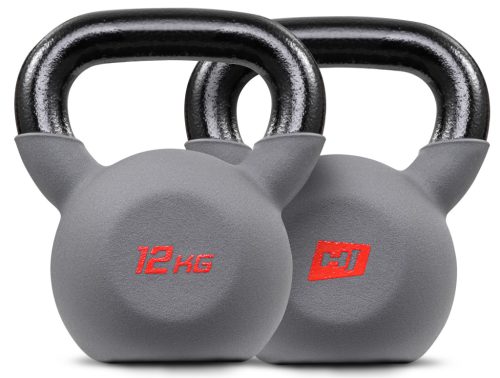  Kettlebelle Hop-Sport 12 kg grau