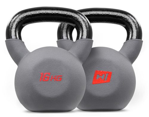  Kettlebelle Hop-Sport 16 kg grau