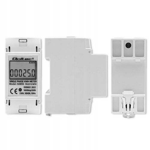 Qoltec 230 V IP20 5 A Zähler