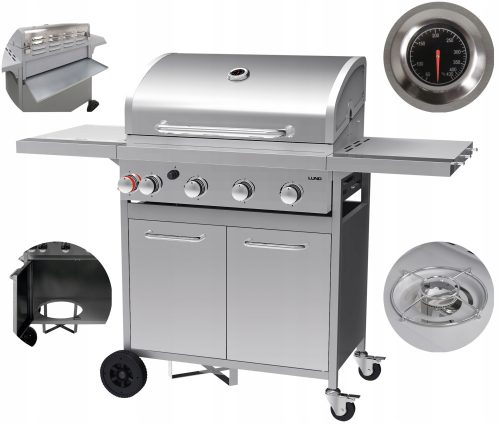 Gasgrill. Lund-Gasgrill 16 kW