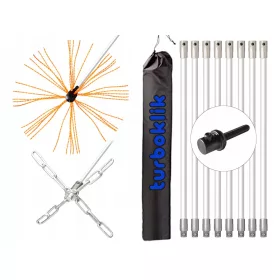  Schornsteinreinigungsset für eine 11-m-Bohrmaschine