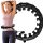  Hula Hoop mit Noppen Sportprise 51 cm schwarz