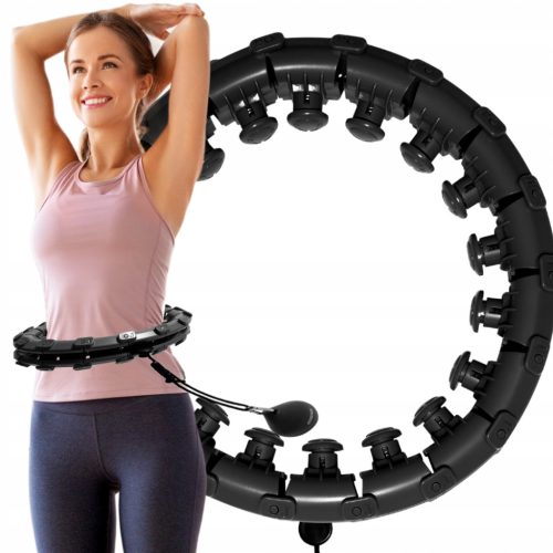  Hula Hoop mit Noppen Sportprise 51 cm schwarz