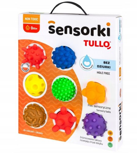  Sinnesbälle Sensorki 8 Stk. ohne Loch 419 TULLO