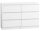  Caringtonstel Kommode Kommoden 120 x 40 x 75cm mattweiß