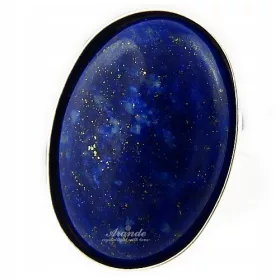  LAPIS LAZULI ATEMBERAUBENDER SILBERRING R10-21