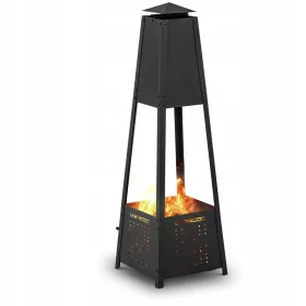  Gartenfeuerstelle 30 x 30 x 100 cm Klappgrill