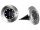  Solar-Pendelleuchte POLIFACH silber 13 cm 2 Stk.
