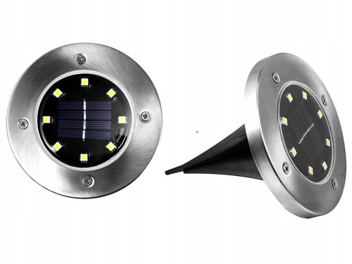  Solar-Pendelleuchte POLIFACH silber 13 cm 2 Stk.