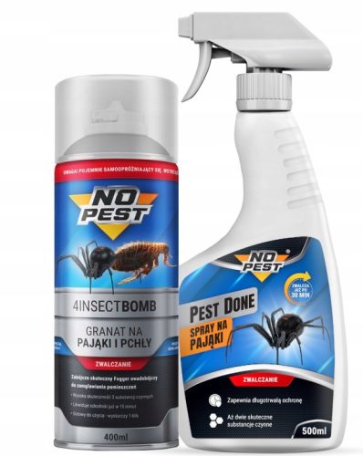  Sprühgerät, Aerosol gegen Kakerlaken, Zecken, Mücken, Motten, Ameisen, Fliegen, Wespen, Spinnen, Flöhe, Bettwanzen, Silberfischchen No-Pest