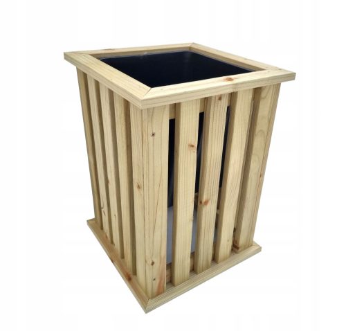  Wellton Blumentopf 32,5 cm x 32,5 x 45 cm Holz