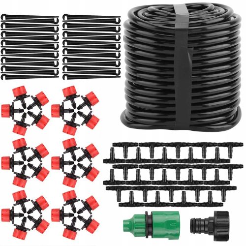  TROPFENBEWÄSSERUNGSSYSTEM 25M KIT + 30 DÜSEN