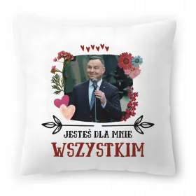    Duda-Kissen Andrzej Duda PiS-Präsident Geschenk mit Fotodruck