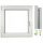 PVC-FENSTER 1000 x 1000 RU/L WEISS MIT MIKROBELÜFTUNG
