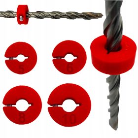 ANSCHLÄGE für BOHRER 5mm, 6mm, 8mm, 10mm SET