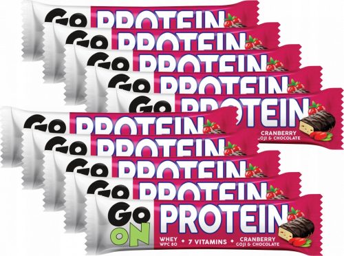 GO ON BATON PROTEINOWY WPC mit Cranberry - Sante 50g Packung x10