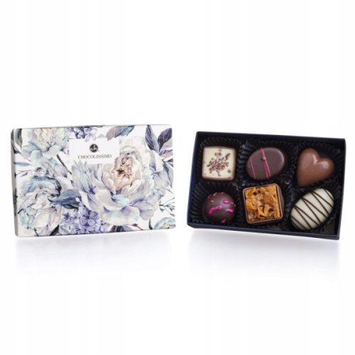 Flower Delights 6 - Exquisite Belgische Pralinen im floralen Design