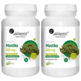   Aliness Mastika 500mg - Vegane Kapseln mit Mastixharz aus Chios, 120 Stück