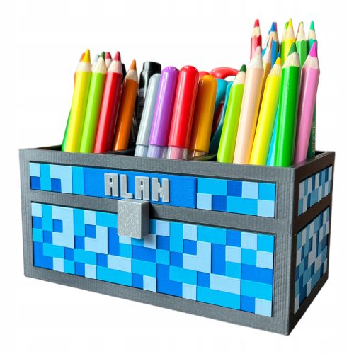  KAJAWIS Buntstift-Organizer MINECRAFT Werkzeugkasten NAME