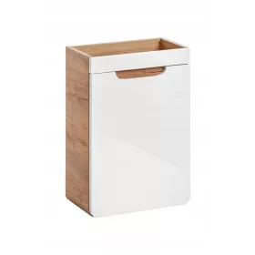    Comad Aruba 826 Waschbeckenunterschrank 40x22x60 cm weiß / goldfarbene Craft-Eiche