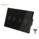 Einzelner Vierfachschalter MT-2G1-WIFI+MT-2G1-WIFI-157-B schwarz