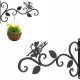  DEKORATIVER BLUMENSTÄNDER, BLUMENTOPHÄNGER, GRIFF