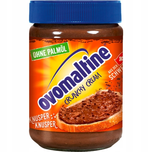 Ovomaltine Crunchy Cream - Schokoladencreme mit knusprigen Stücken, 380g
