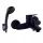  Liveno Sigma Black Einhebel-Wand-Badewannen- und Duscharmatur, schwarz