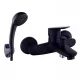  Liveno Sigma Black Einhebel-Wand-Badewannen- und Duscharmatur, schwarz