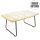  Intesi rechteckiger Couchtisch 95 x 55 x 42 cm schwarz