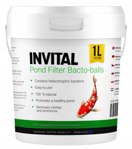  INVITAL Teichfilter Bacto-Bälle 1l