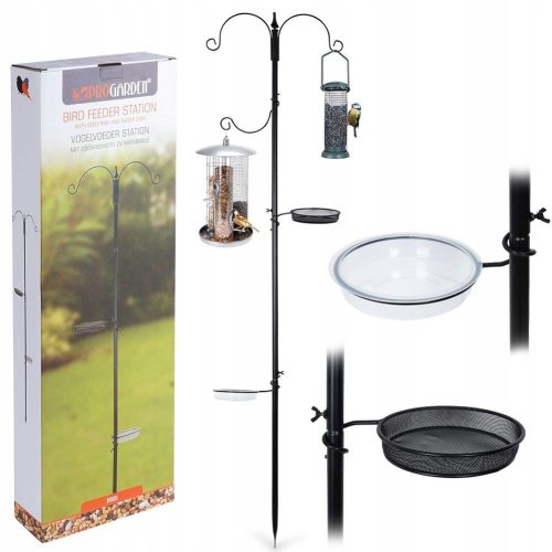  Garten-Hängeständer für Futterhäuschen, Häuser, Vogeltränke, Vogelnäpfe