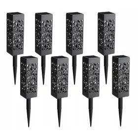  Steck-Solarlampe Zolta schwarz 28,5 cm 8 Stk.