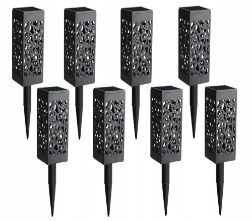  Steck-Solarlampe Zolta schwarz 28,5 cm 8 Stk.