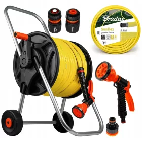  GARTENSCHLAUCH AUF WAGEN, TROMMEL, REIPLER 1/2 - 30m