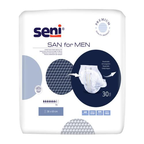  Seni San for Men anatomische Windeln für Männer, 30 Stk.