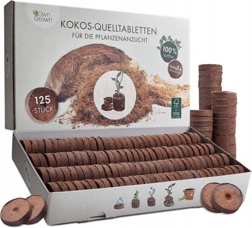 Kokosnuss Quelltabletten mit Nährstoffen für einfache Pflanzenzucht