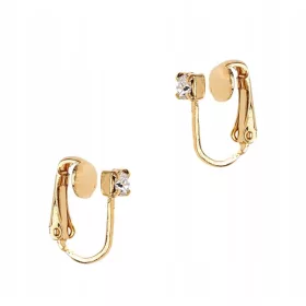  Ein zarter Clip mit einem Swarovski-Kristall