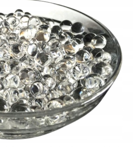 Hydrogel, Hydrogele und Agrogele für Pflanzen Hydrogelkugeln für Blumen, farblos, 10-12 mm, 150 g