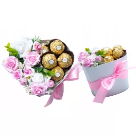    GESCHENK zum Oma- und Opa-Tag, ein süßer Strauß mit Pralinen für Oma