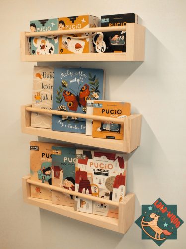 Bücherregal im skandinavischen Stil SET bestehend aus 3 Stück