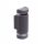  Ecolight Gartenwandleuchte Schwarz, Grautöne und Silber GU10 35 W