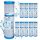  UST-M BL10 Wasserfilter, 10" Kohlekartusche