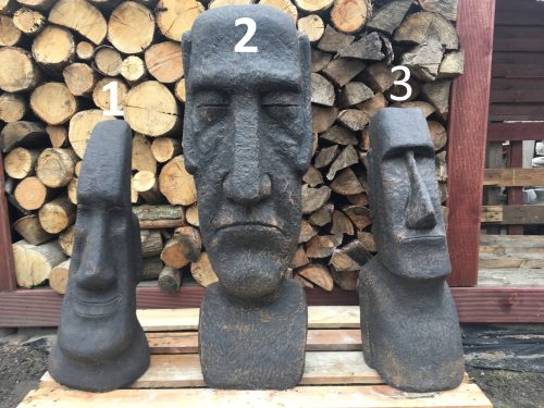  Gartenfigur aus Beton - Moai