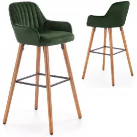  Halmar Hocker, Grüntöne, 98 cm, Stoff